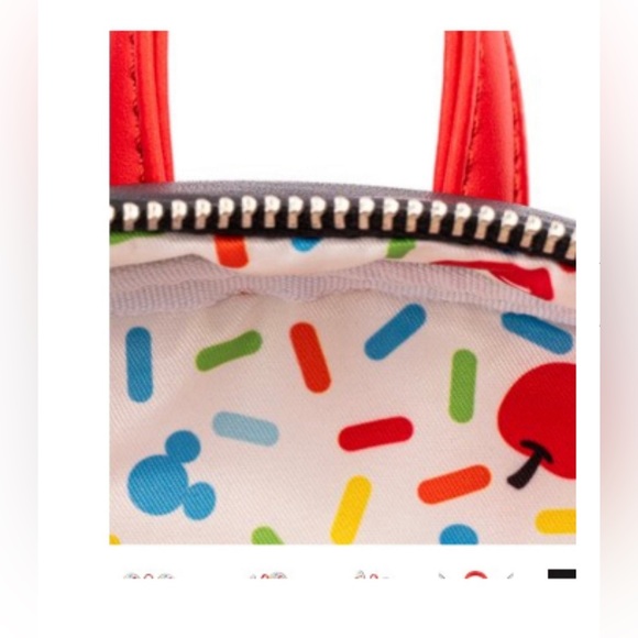 Loungefly Disney Mickey Cupcake Sprinkles Backpack - Picture 5 of 7